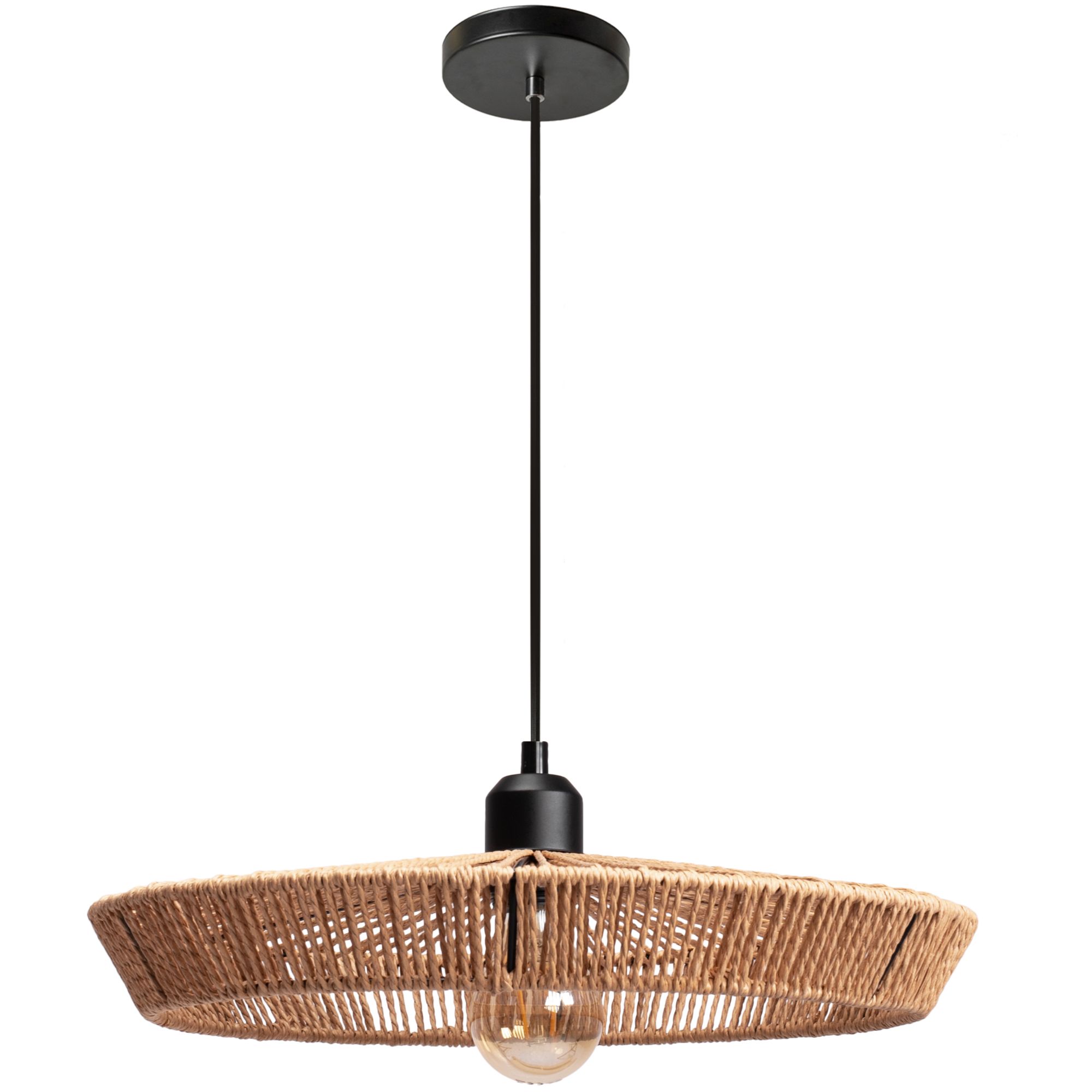 TOOLIGHT riippuva kattovalaisin APP1407-1CP ruskea, 42x10x80cm