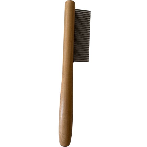 Koirakampa Leveät teräspiikit – Kestävä koivupuu