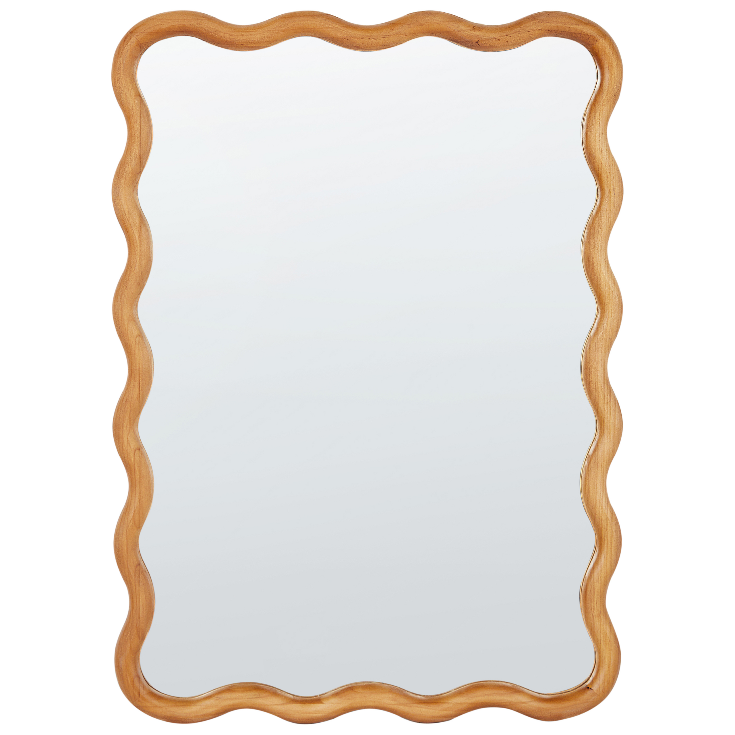 Seinäpeili BEFFES 50 cm 72 cm mänty Luonnonväri