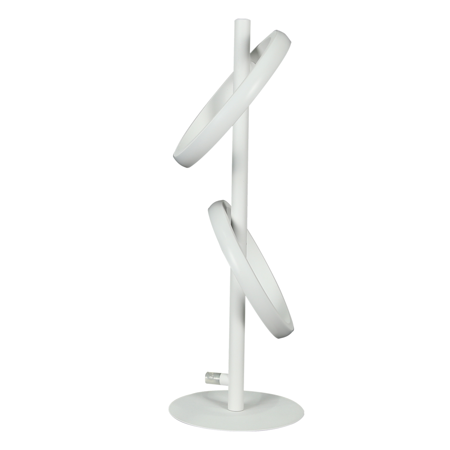 NETTLIFE LED-pöytävalaisin,moderni,rengasmainen,pyörivä,pöytävalaisin,olohuoneeseen