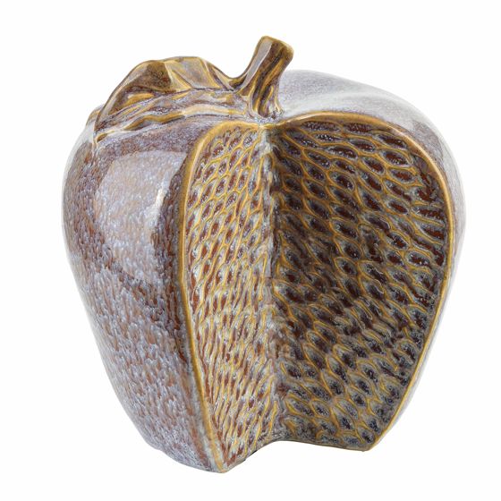 Koristefiguuri keramiikka Mondex Saggio Apple 17x9x17 cm ruskea-sininen 1 kpl