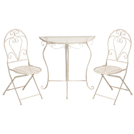 Bistrosetti FOLELLI metalli Vaaleanbeige