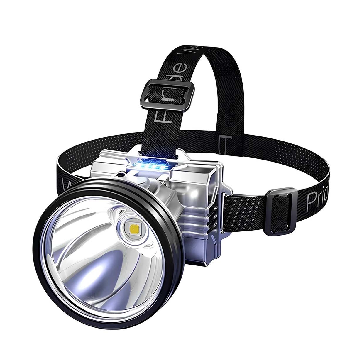 LED-otsalamppu, 3 tilaa, ladattava, 10 tunnin käyttöaika