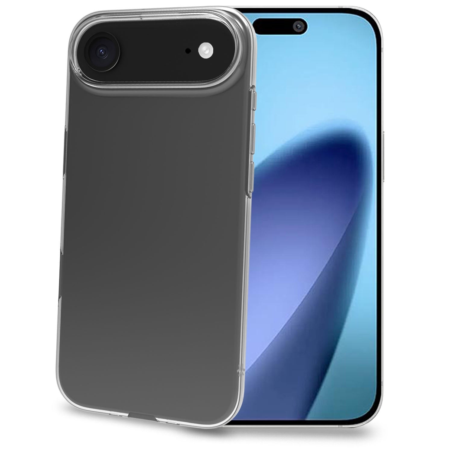 iPhone 17 Air TPU -kotelo, läpinäkyvä, iskunkestävä
