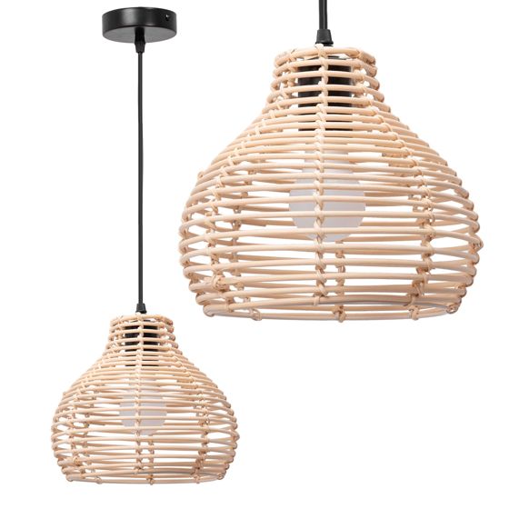 TOOLIGHT riippuvalaisin APP984-1CP BOHO Ruskea, 23x23x21cm