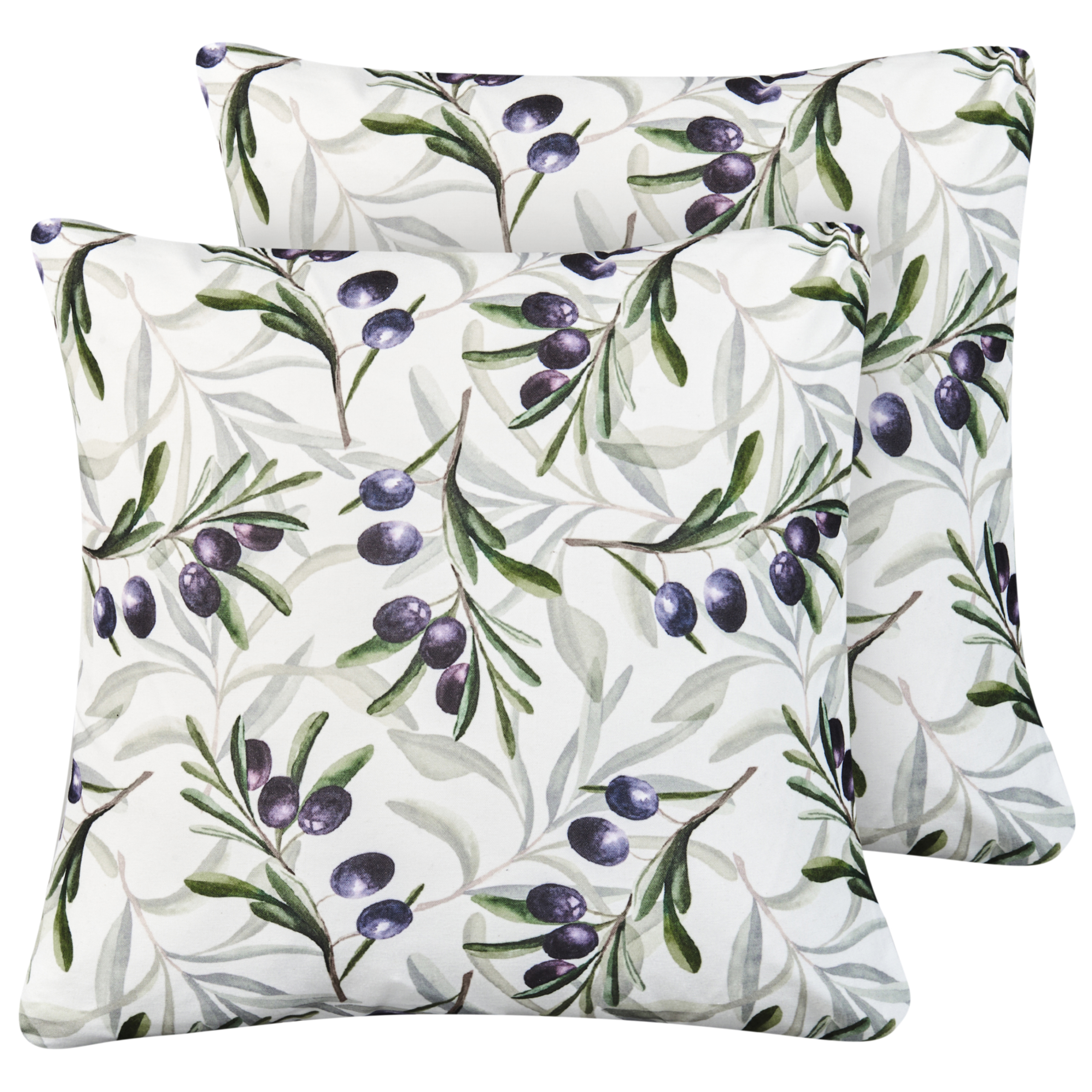 Ulkotyynysetti 2 kpl TRANQUI Kasvikuvio 45 x 45 cm Monivärinen