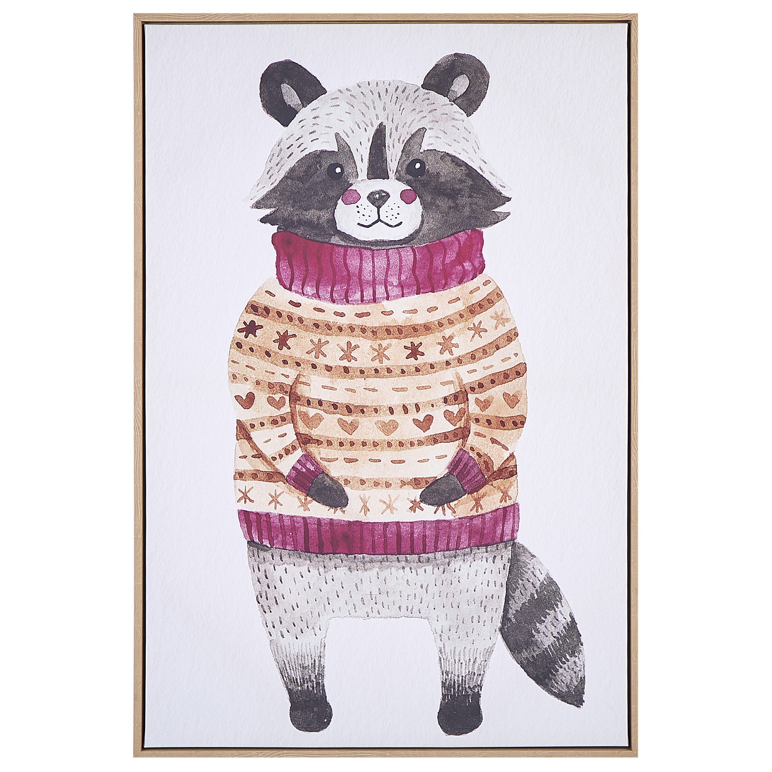 Canvas-taulu CAMPLI Eläinaihe 63 x 99 cm Harmaa