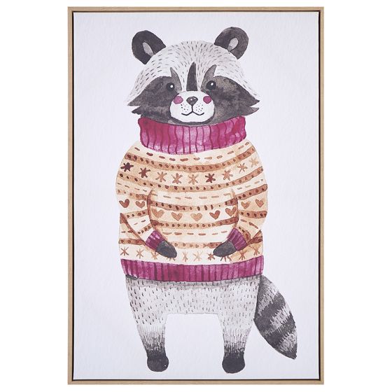 Canvas-taulu CAMPLI Eläinaihe 63 x 99 cm Harmaa