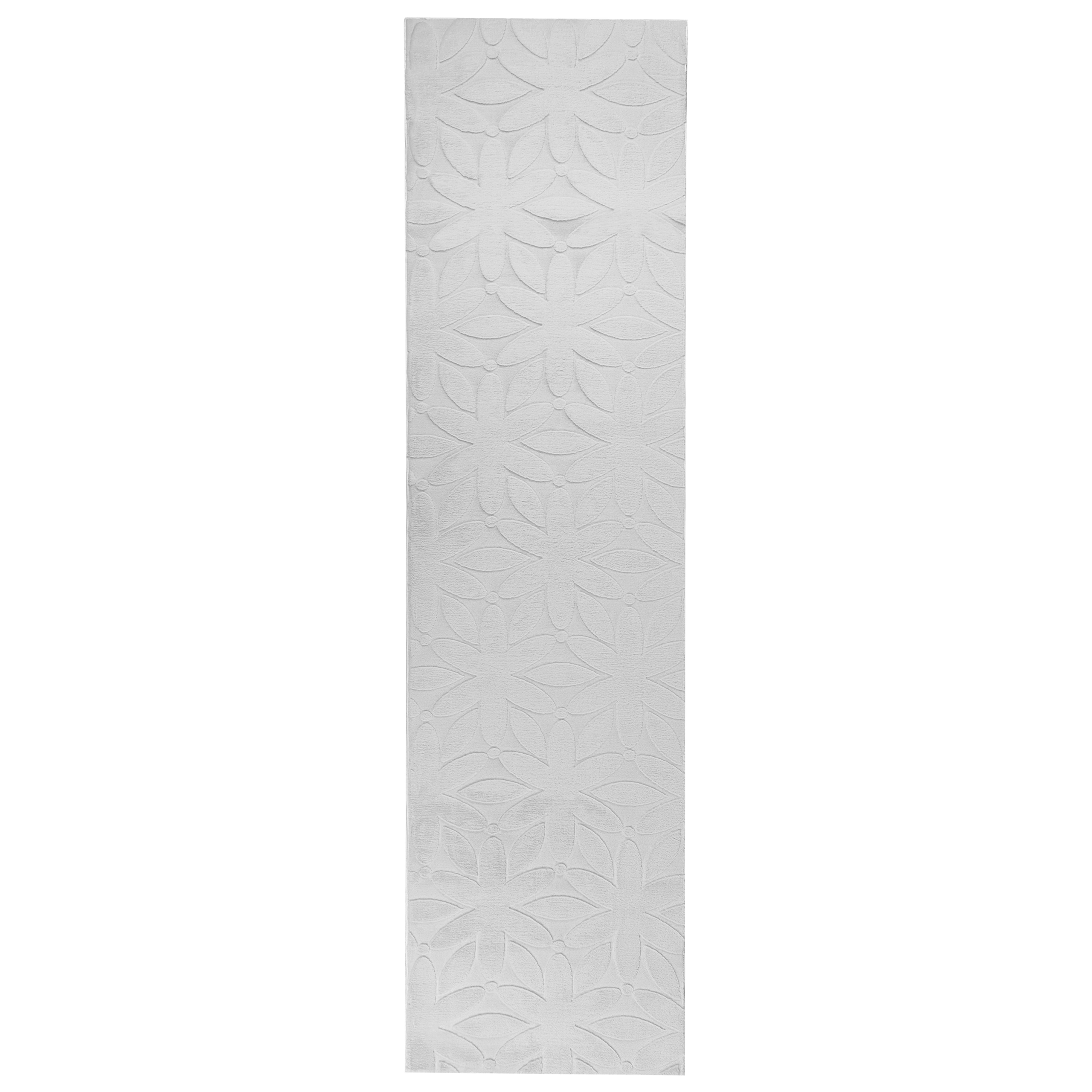 Matto HOOD Vaaleanharmaa 80 x 300 cm