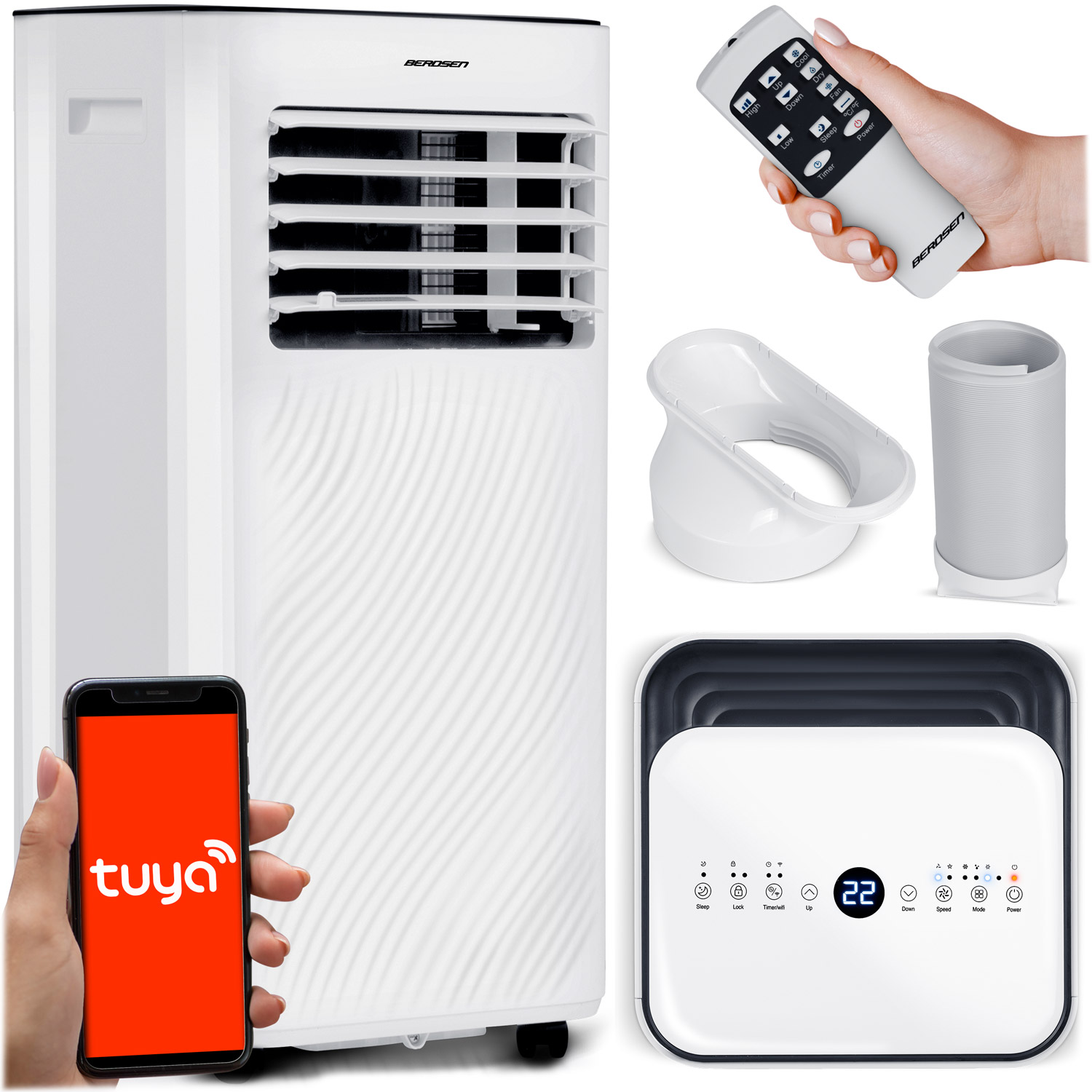 Berdsen BD-582 9 000 BTU:n kannettava ilmastointilaite