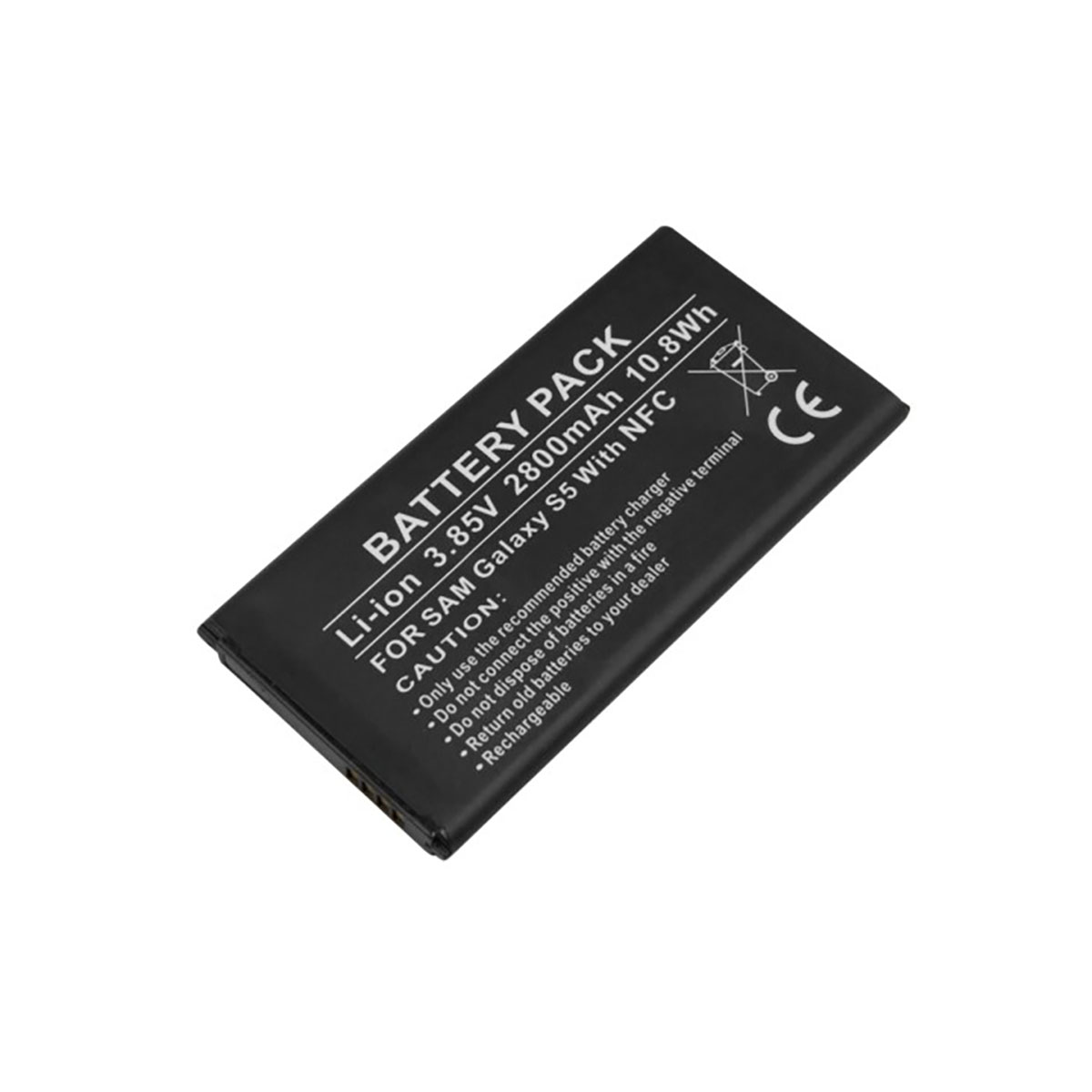 Batteri 2800mAh Samsung Galaxy S5:lle, Li-ion 3,85V NFC:llä