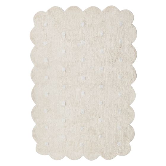 Lastenhuoneen matto SAREKI Beige 140 x 200 cm puuvilla