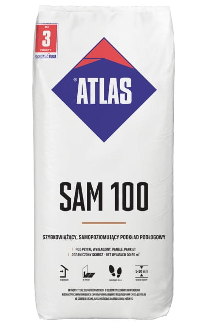 Atlas Itsetasoittuva lattia 5 - 30 mm 25 kg