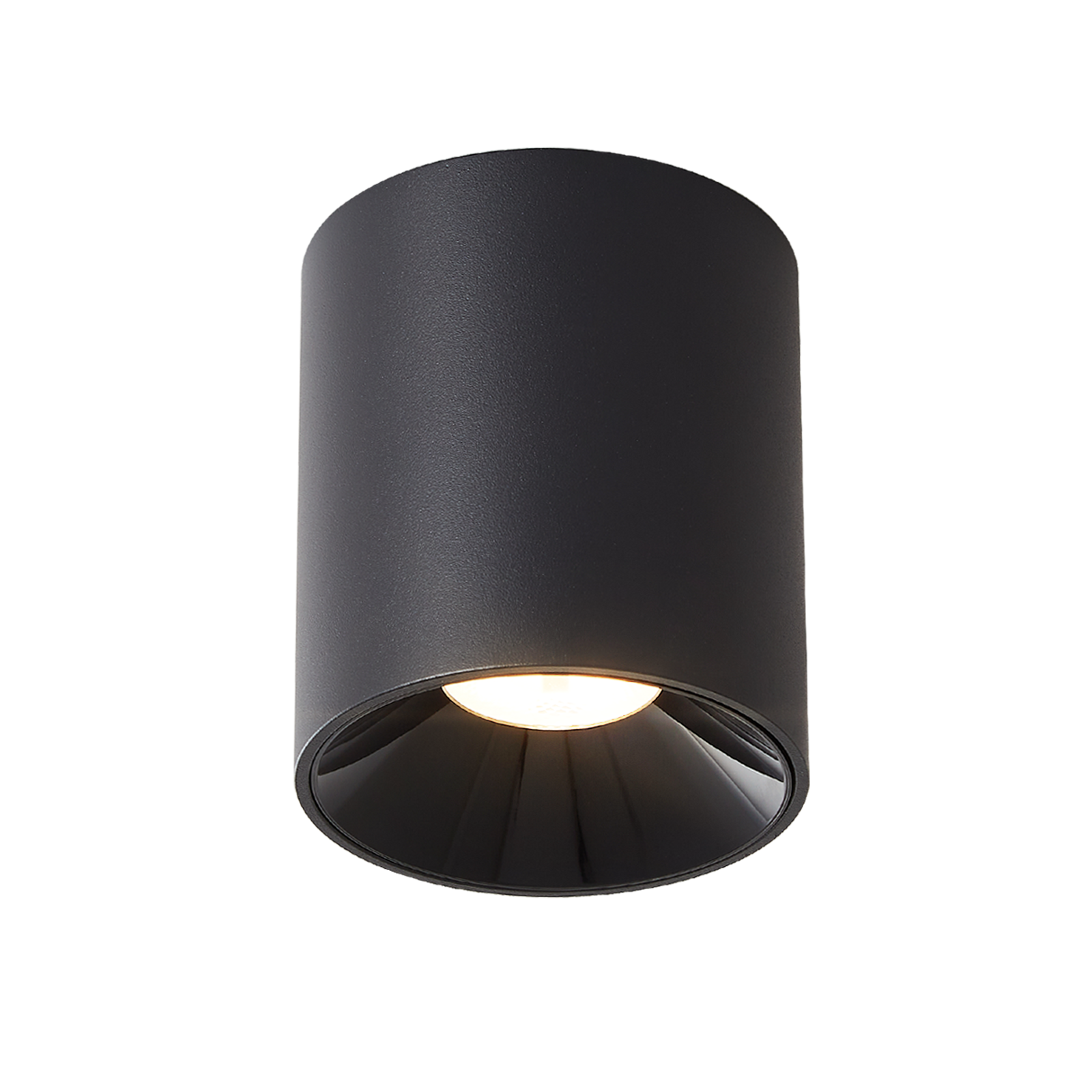 NETTLIFE kattokohdevalaisimet kattokohdevalo pinta-asennettava musta LED-pinta-kohdevalo 7W pyöreä pinta-asennettava keittiö 3000K