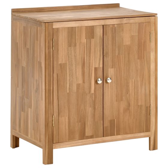 Ulkokeittiökaappi VENOSA akaasia 80 cm 50 cm Ruskea