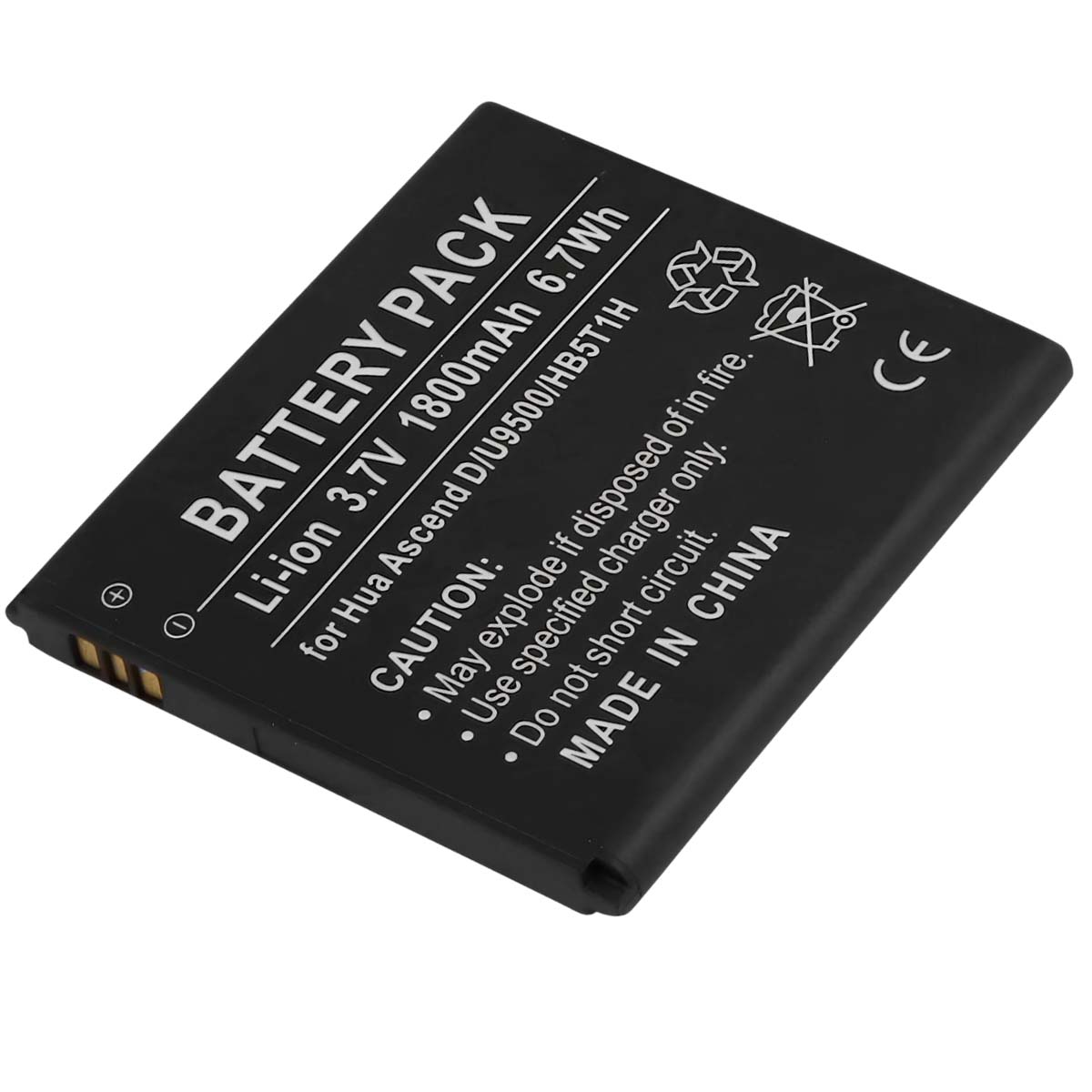 Akku älypuhelimeen Huawei Ascend D Quad XL Li-ion 3.7V 1800mAh 6.7Wh