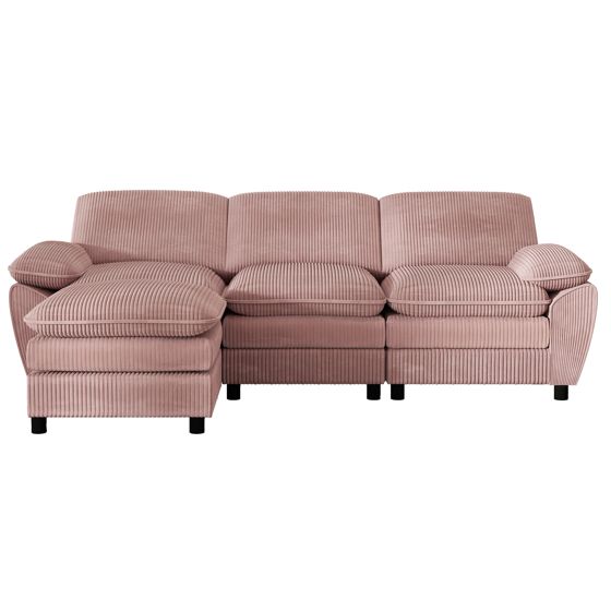 Modulaarinen Sohva, Irrotettava Muotoilu, Vaaleanpunainen