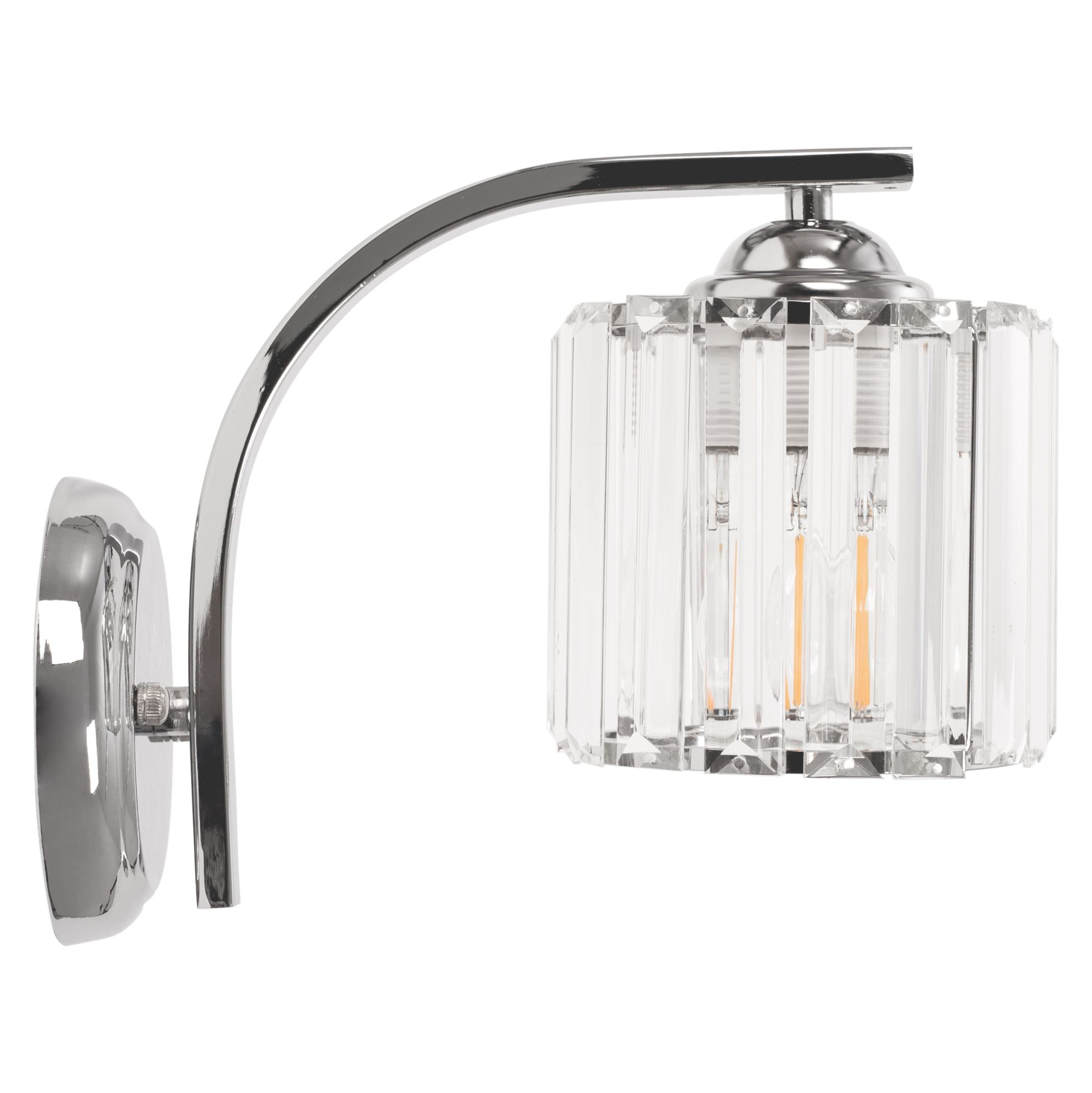TOOLIGHT seinävalaisin APP509-1W kromi