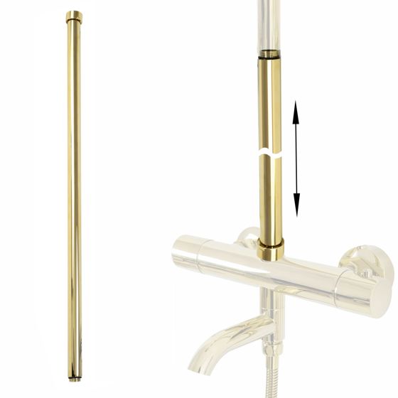 REA suihkun jatko-osa 60 kulta, 2,2X2,2X61,5CM