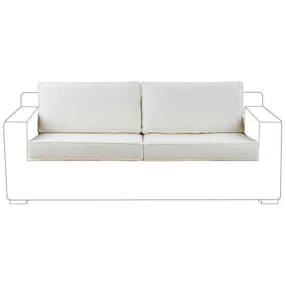 Ulkotyynyjen päällissetti ARDEA Valkoinen