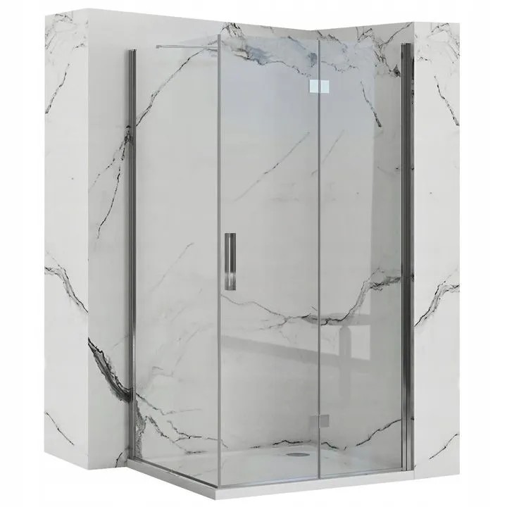 REA Suihkukaappi MOLIER 80x80 kromi, 80X80X190CM