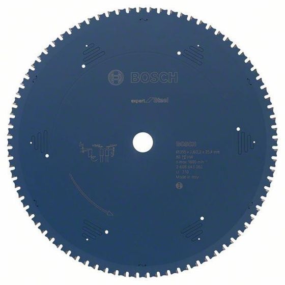 Bosch Expert for Steel -Pyörösahanterä 355x25,4x2,6 mm, 80 hammasta
