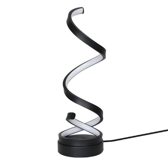 NETTLIFE Kosketusyövalaisin,Himmennettävä,LED - pöytävalaisin,12W,Moderni,1,6M,Musta,Design