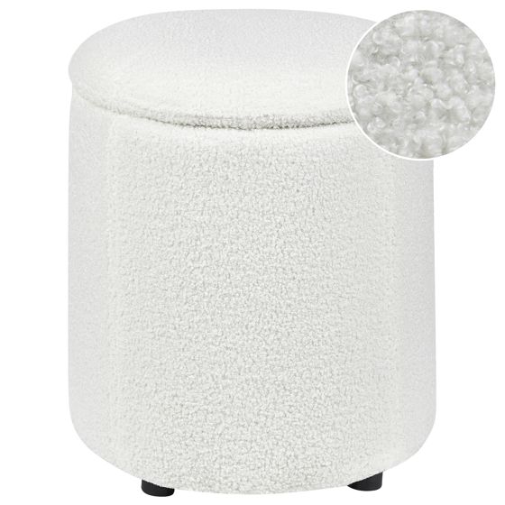 Säilytysrahi MARYLAND buklee Luonnonvalkoinen 38 cm 38 cm 40 cm