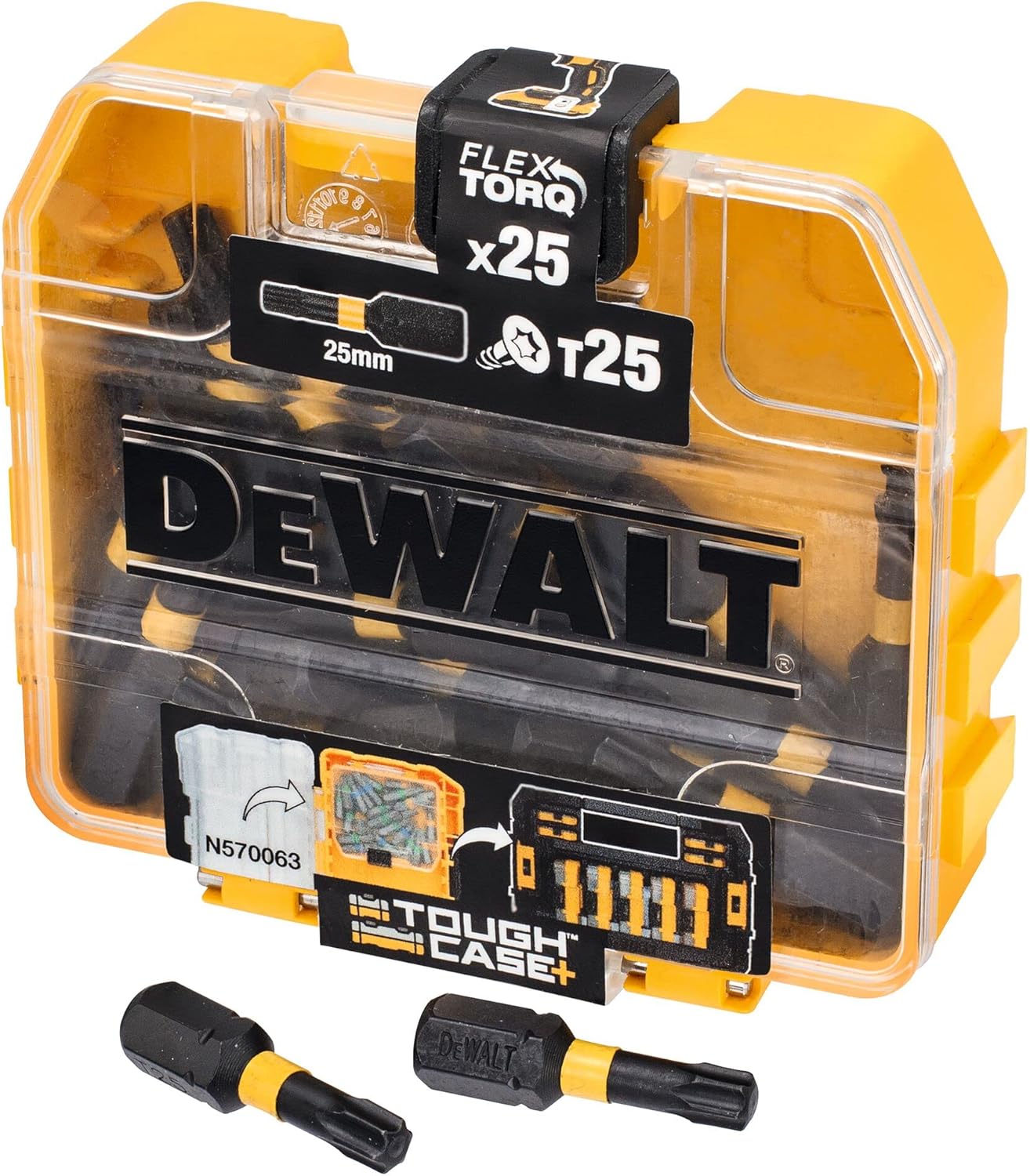 DeWalt Ruuvauskärjet Extreme FLEXTORQ T25 25mm (25 kpl)