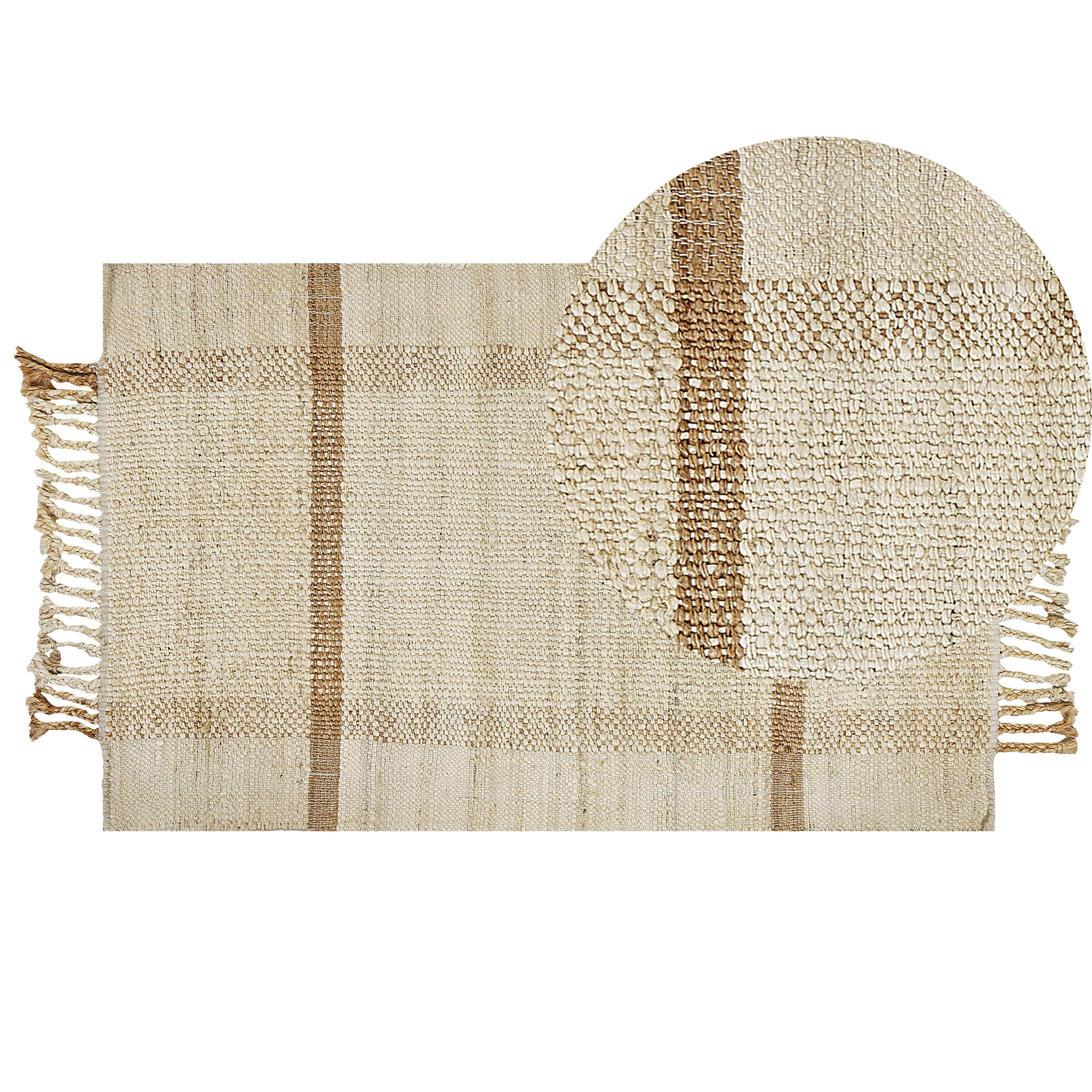 Matto YELMEZ Beige 80 x 150 cm juutti