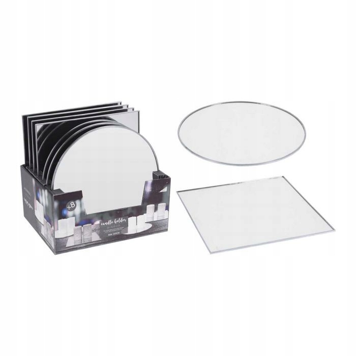 Peilikynttilänjalka, hopea, 25 cm