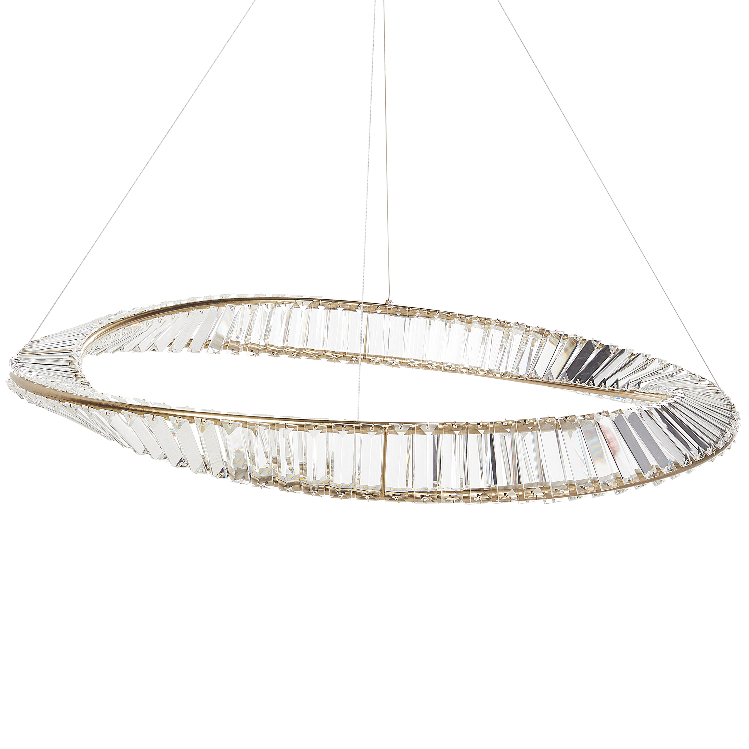 LED-kattokruunu ROSENDE Metalli Kulta