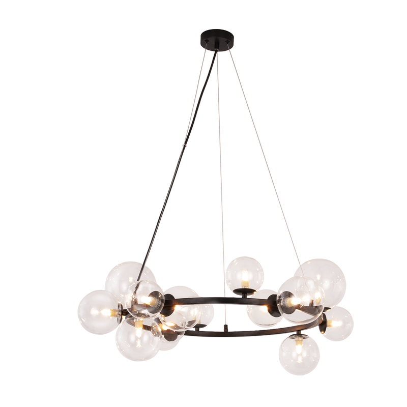 NETTLIFE riippuvalaisin ruokapöytä olohuoneeseen - G9 14 liekkiä moderni läpinäkyvä portaikko