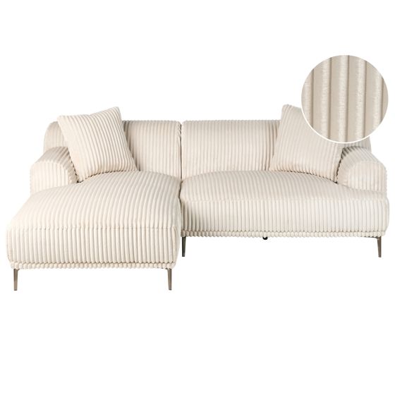 Kulmasohva STENUM vakosametti Luonnonvalkoinen Oikea