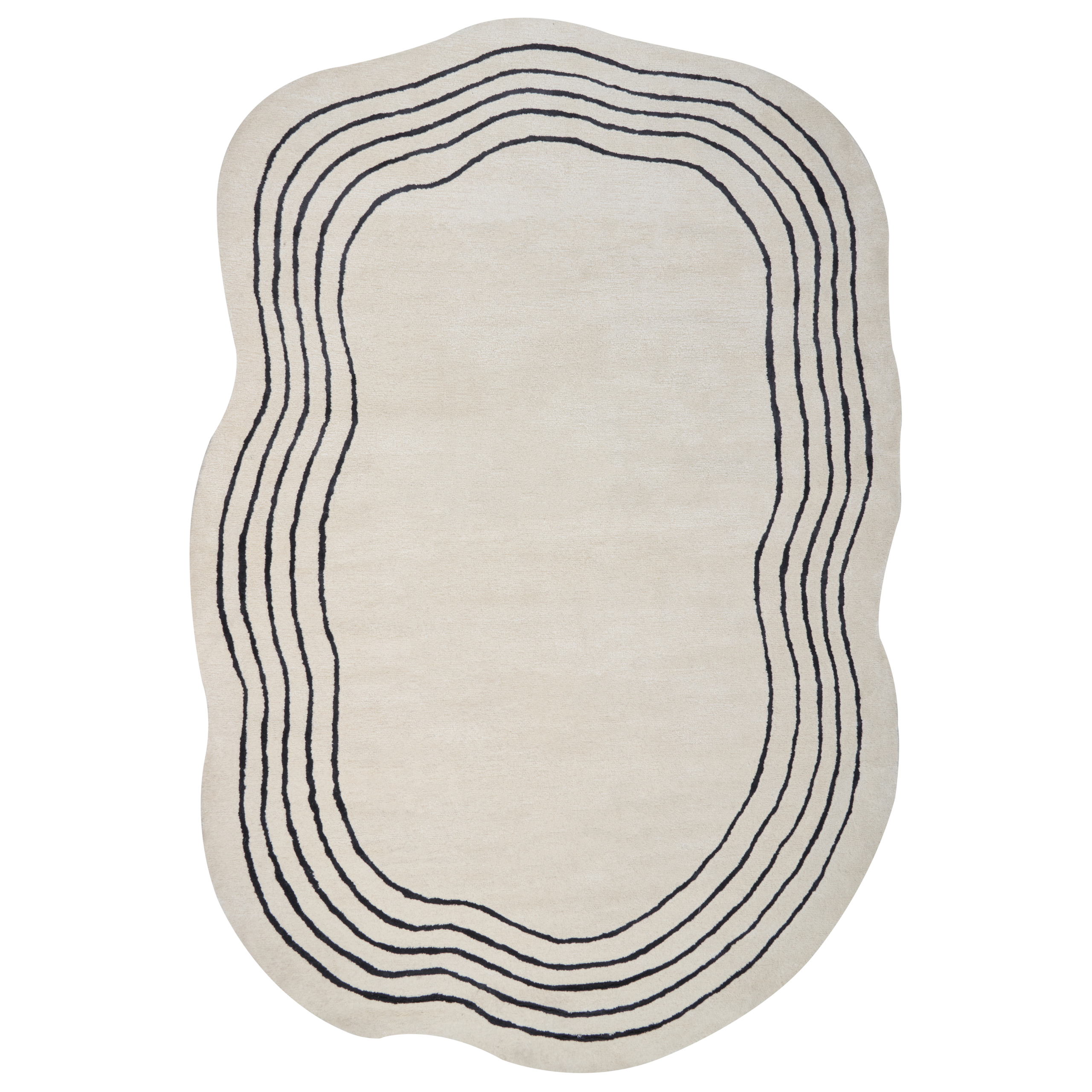 Matto RAMZAN Beige 200 x 300 cm Viskoosi