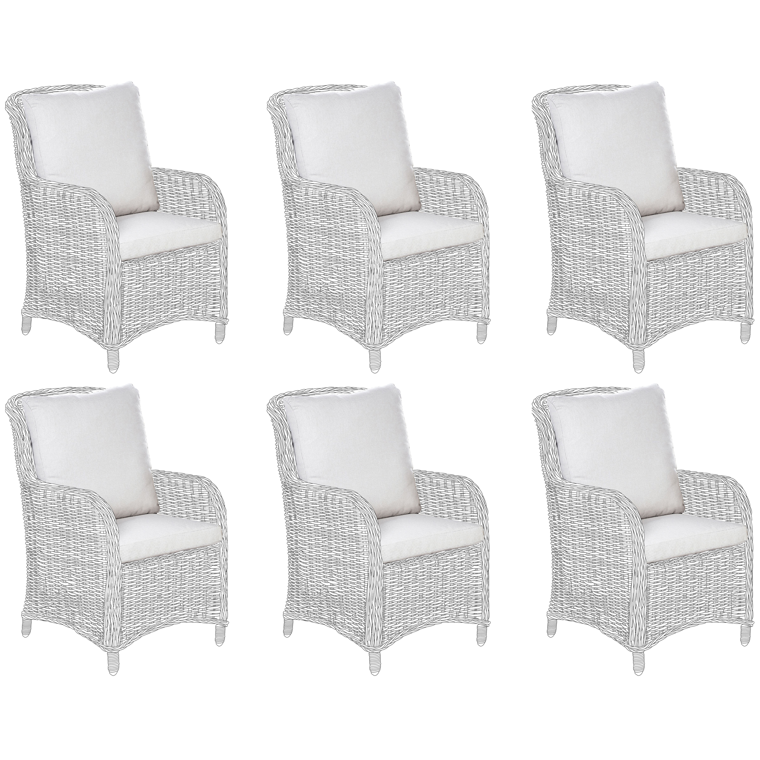 Ulkotyynyjen päällissetti CASCAIS Beige
