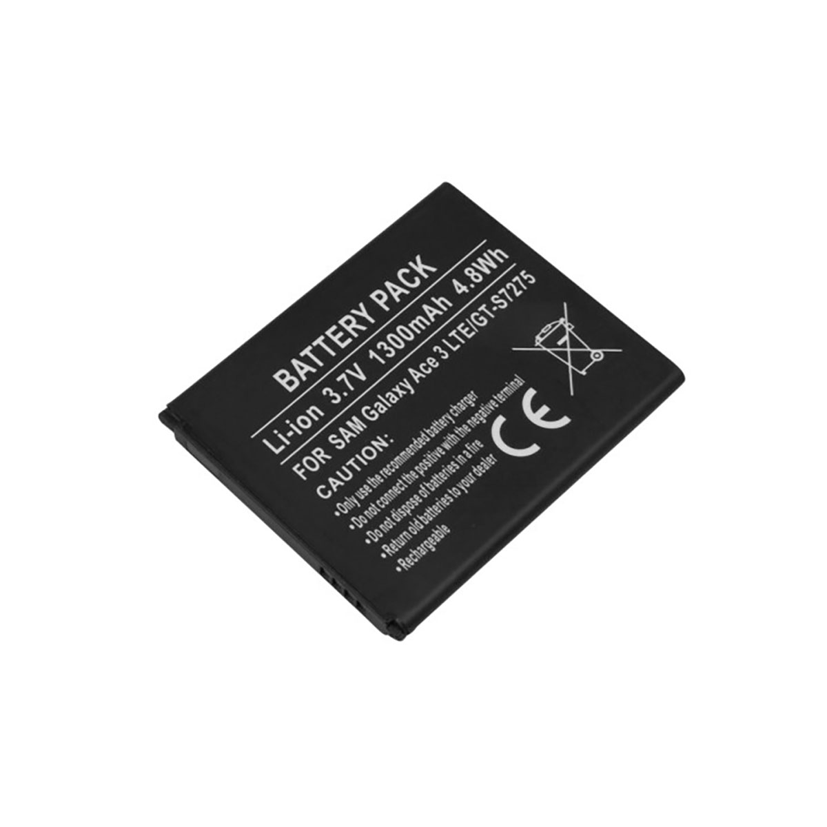 Batteri 3,7V Li-ion Samsung Galaxy Ace 3 LTE:lle, 1300mAh
