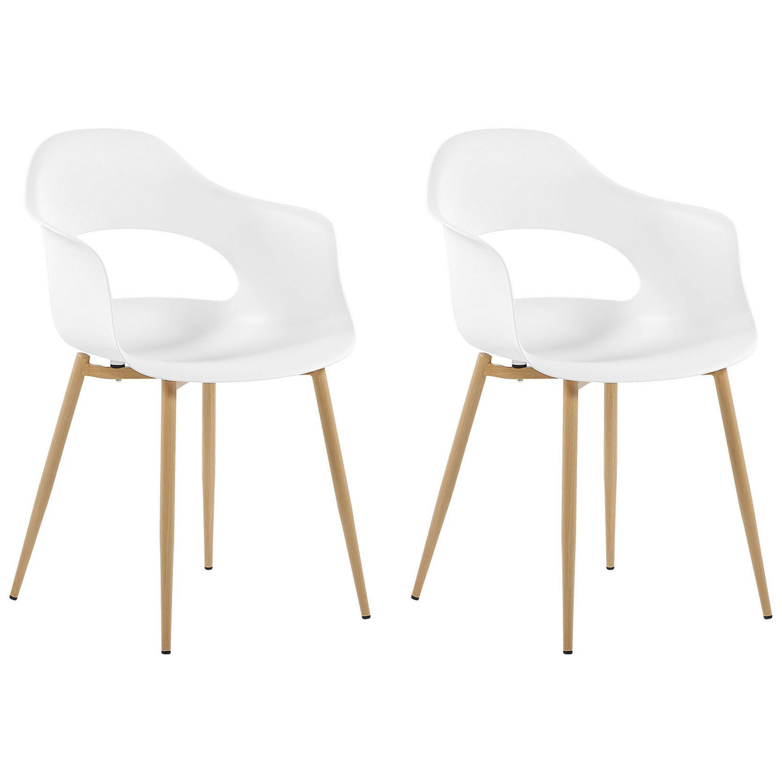 Ruokatuolisetti 2 kpl UTICA Valkoinen