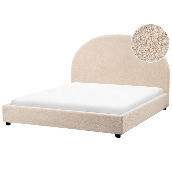 Sänky buklee VAUCLUSE 140 x 200 cm Beige