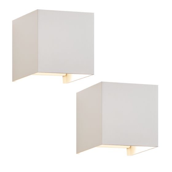 NETTLIFE 2 LED - ulkoseinävalaisimen setti, lämmin valkoinen IP65, kotiin, makuuhuoneeseen, portaikkoon