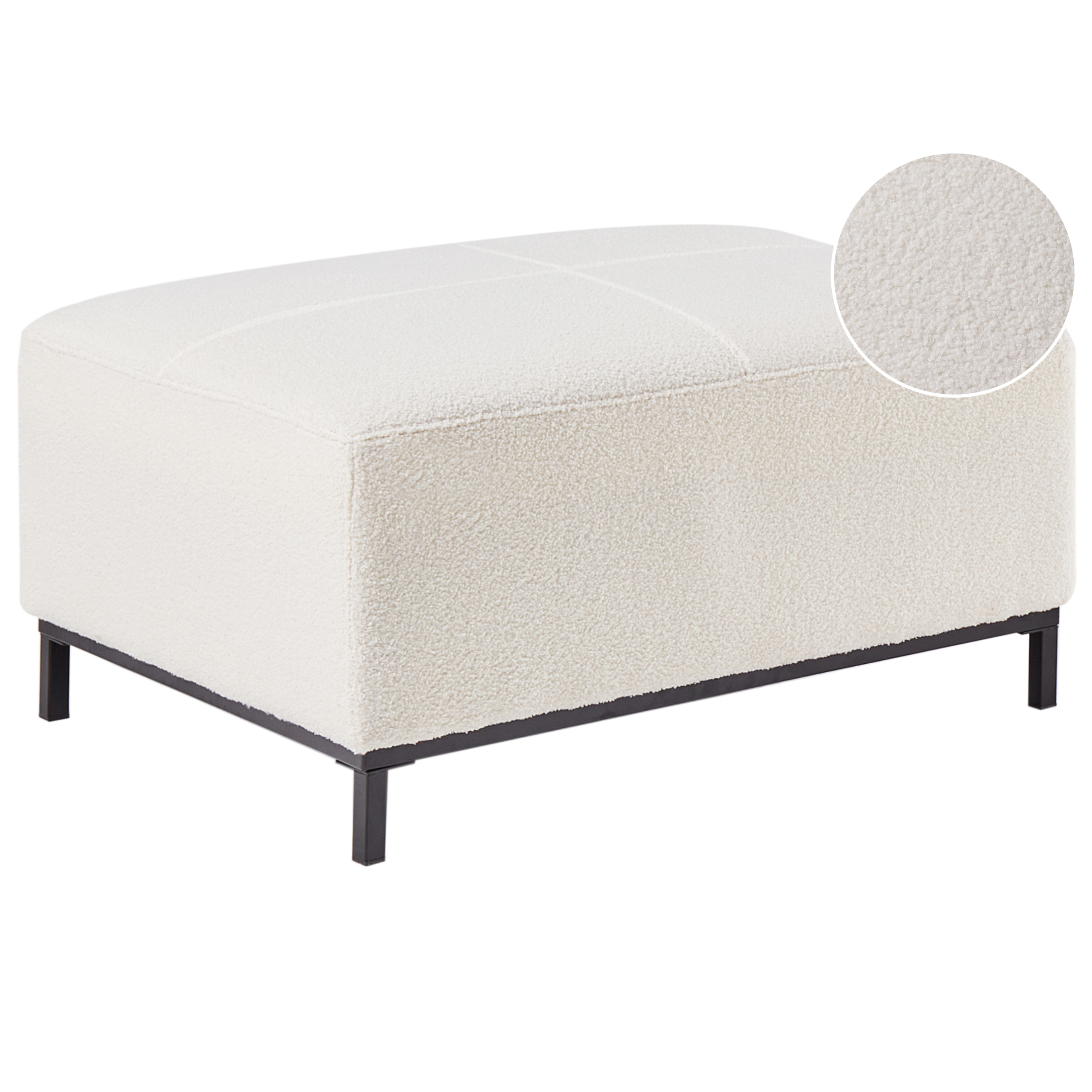 Suuri rahi OSLO buklee Valkoinen