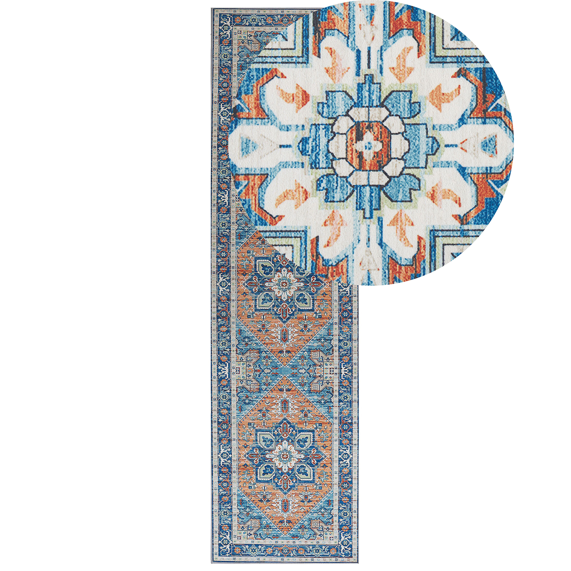 Matto RITAPURAM Monivärinen 80 x 300 cm