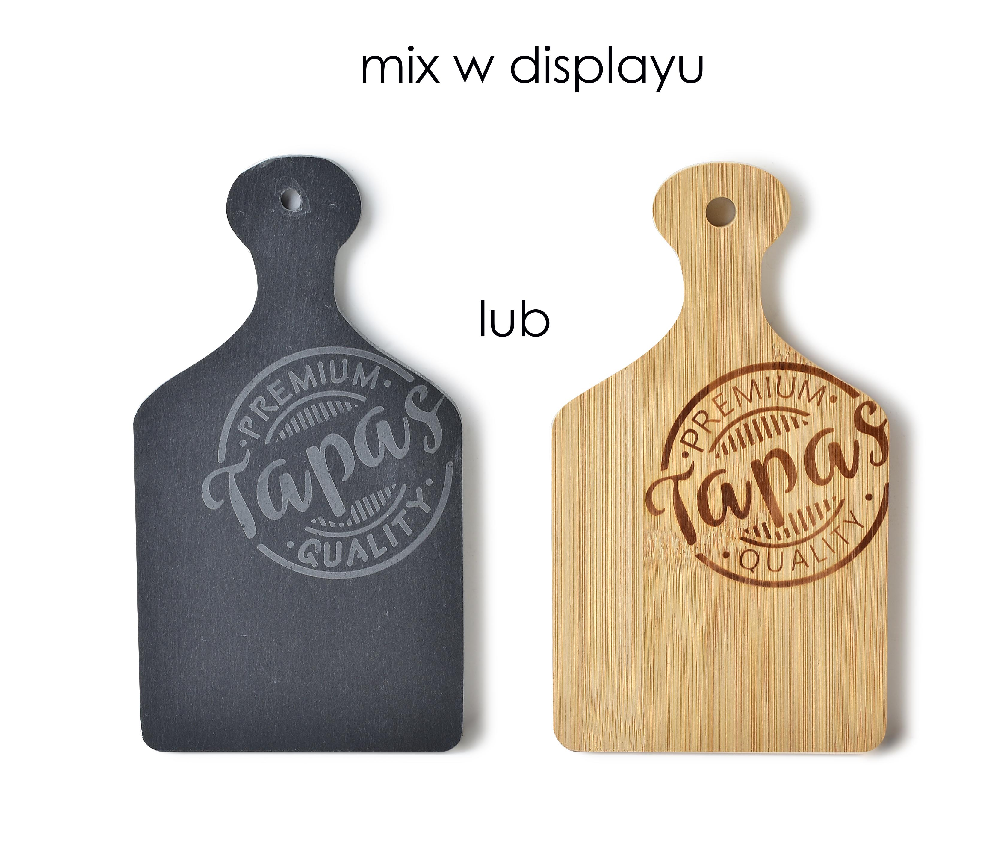 Tapaslauta liuskekivi/puu MODERN KITCHEN Tapas 20x11 cm 1 kpl
