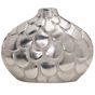 Kukkamaljakko TIMGAD metalli 26 cm Hopea