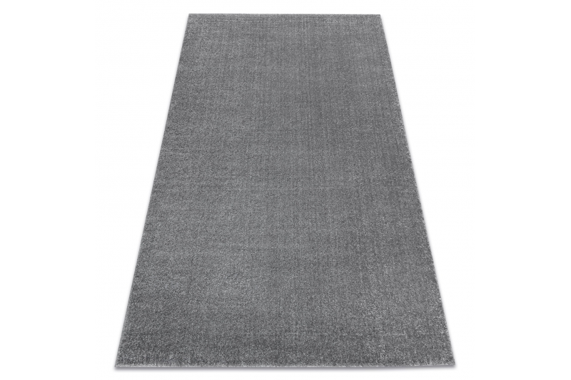 Matto SOFT 2485 yksivärinen harmaa 80x150 cm