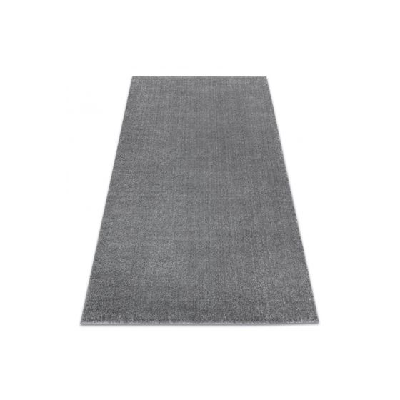 Matto SOFT 2485 yksivärinen harmaa 80x150 cm