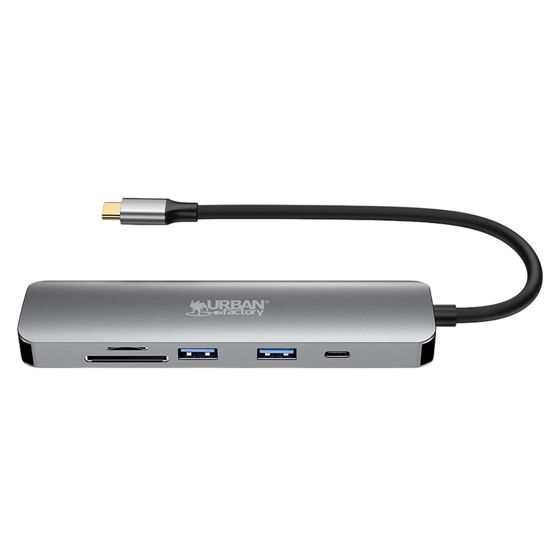 Hub 6-in-1 Multiportit USB-C HDMI/2USB-A/USB-C/SD Micro SD