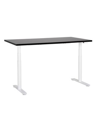 Sähkösäädettävä työpöytä DESTINAS Musta/valkoinen 160 cm 72 cm