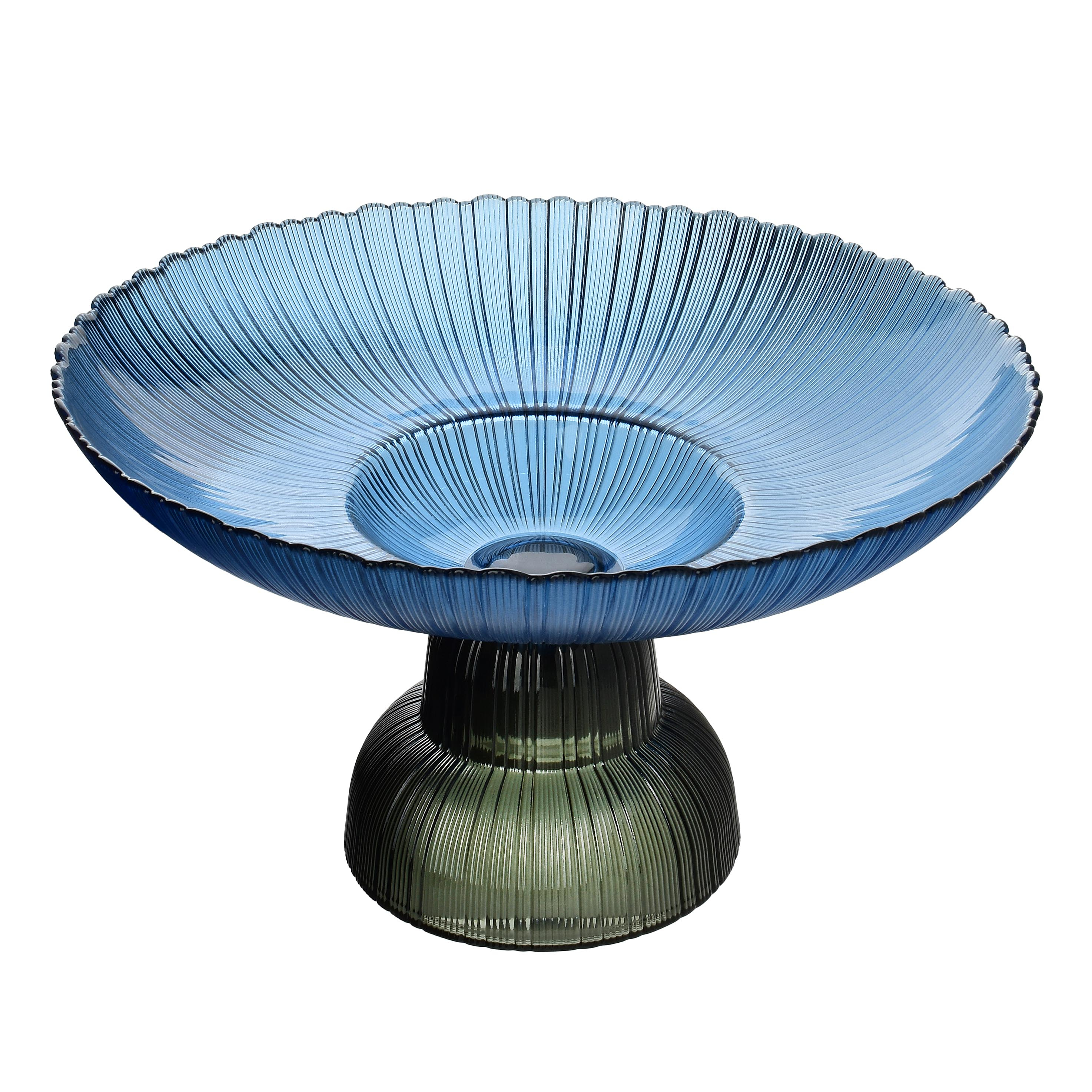 Tarjoiluvati lasi Mondex Daz Glass 31x18 sininen 1kpl