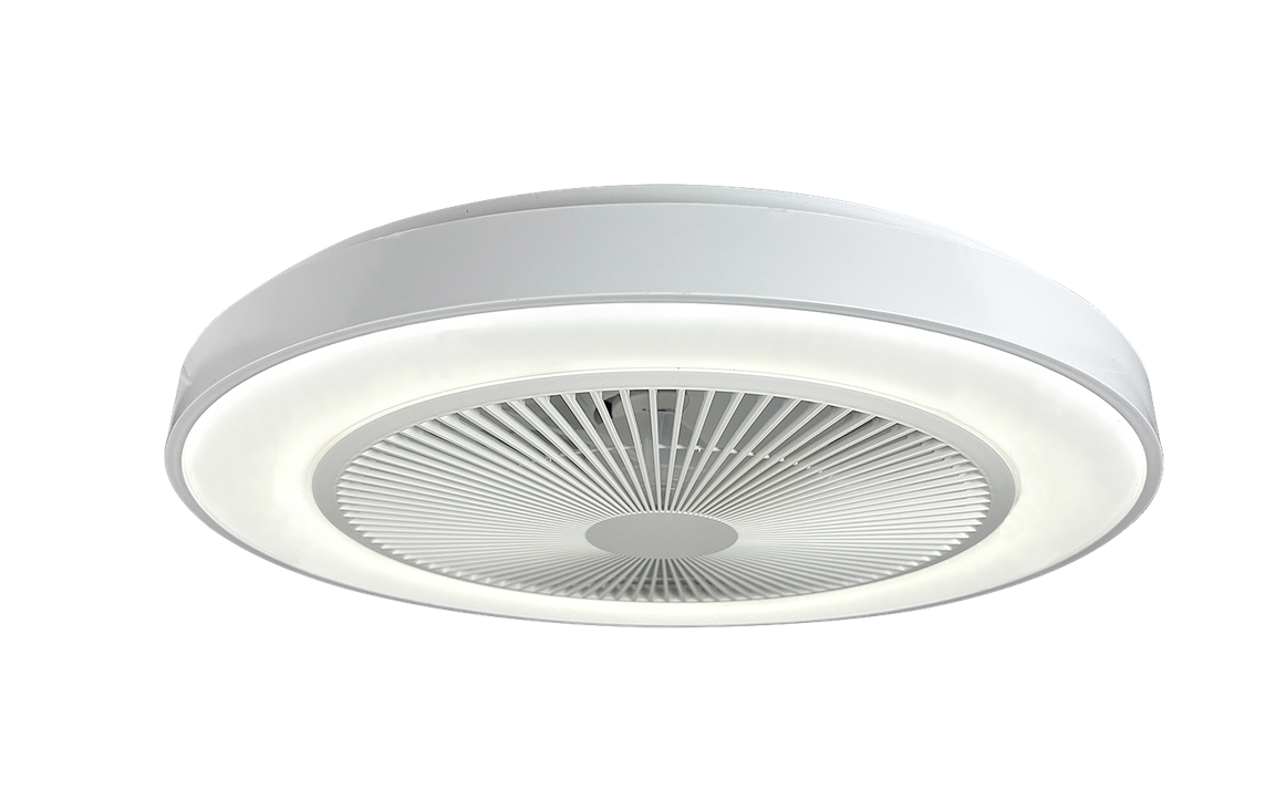 Led Energie tuuletinvalaisin 1920lm 24W 3000-6500K + RGB himmennettävä kaukosäädin Φ480*148mm IP20 PP+PC